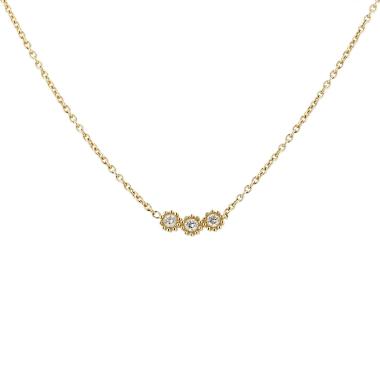 Collier Dior Mimirose en or jaune et diamants