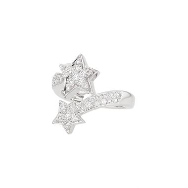 Anello Chanel Comète Géode in oro bianco e diamanti