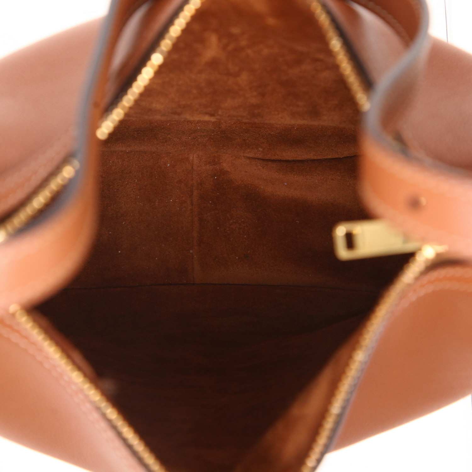 Celine  Heloïse shoulder bag  in brown leather - Detail D3