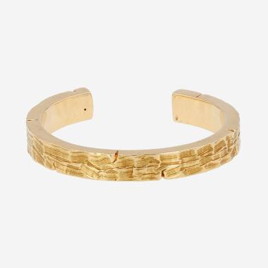 Bracelet jonc années 70 Boucheron en or jaune
