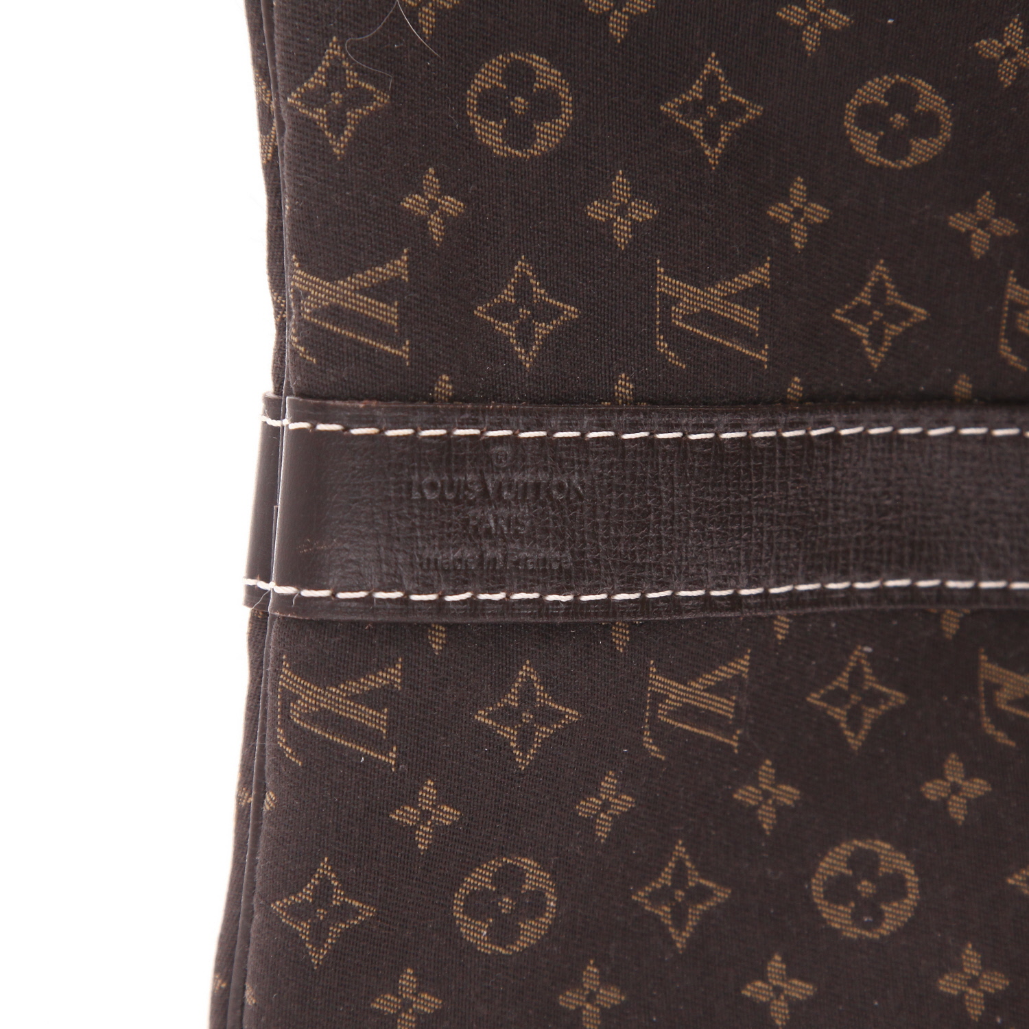Borsa da viaggio Louis Vuitton   in tessuto a monogramma Idylle marrone e pelle marrone - Detail D2