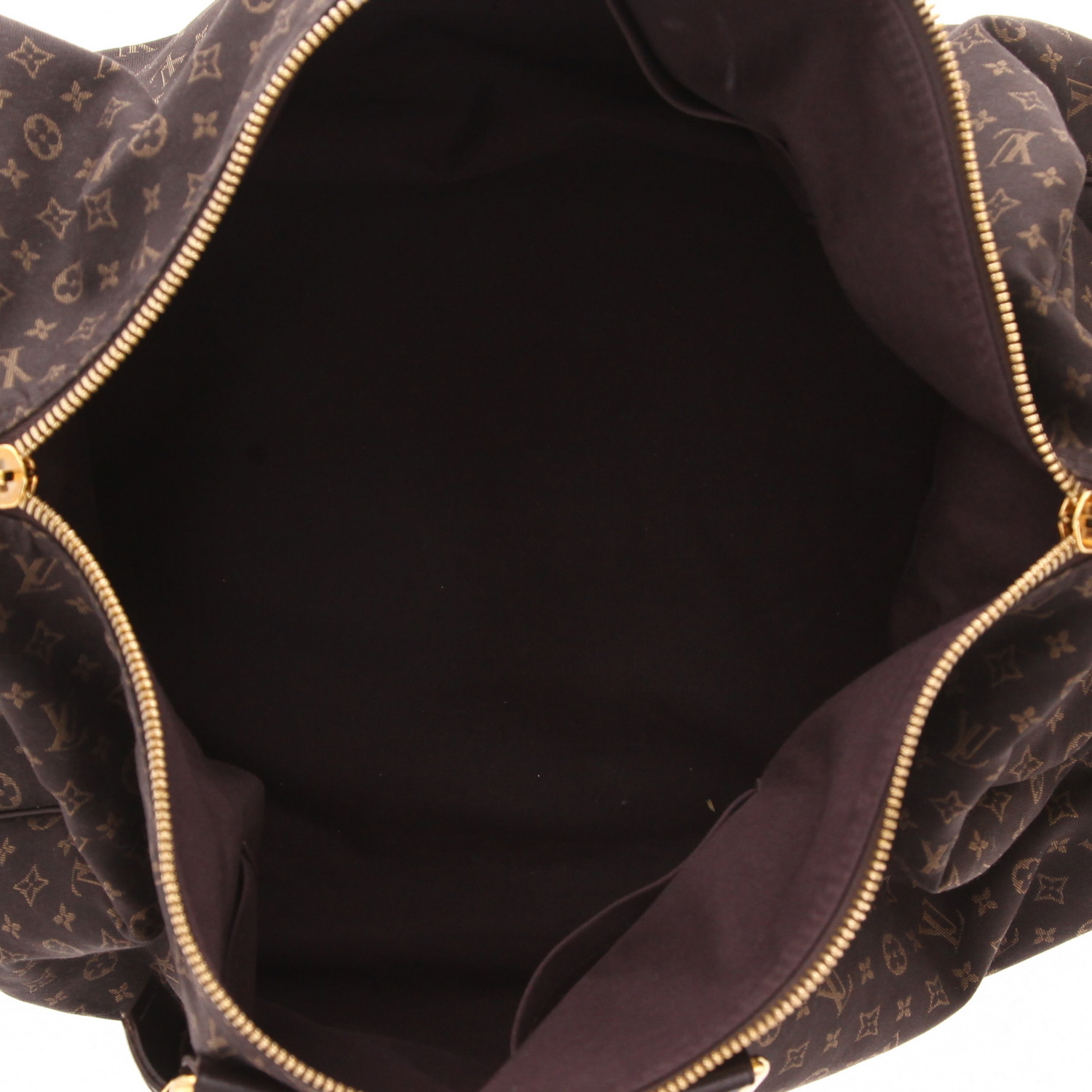Borsa da viaggio Louis Vuitton   in tessuto a monogramma Idylle marrone e pelle marrone - Detail D3
