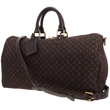 Bolsa de viaje Louis Vuitton   en lona Monogram Idylle marrón y cuero marrón