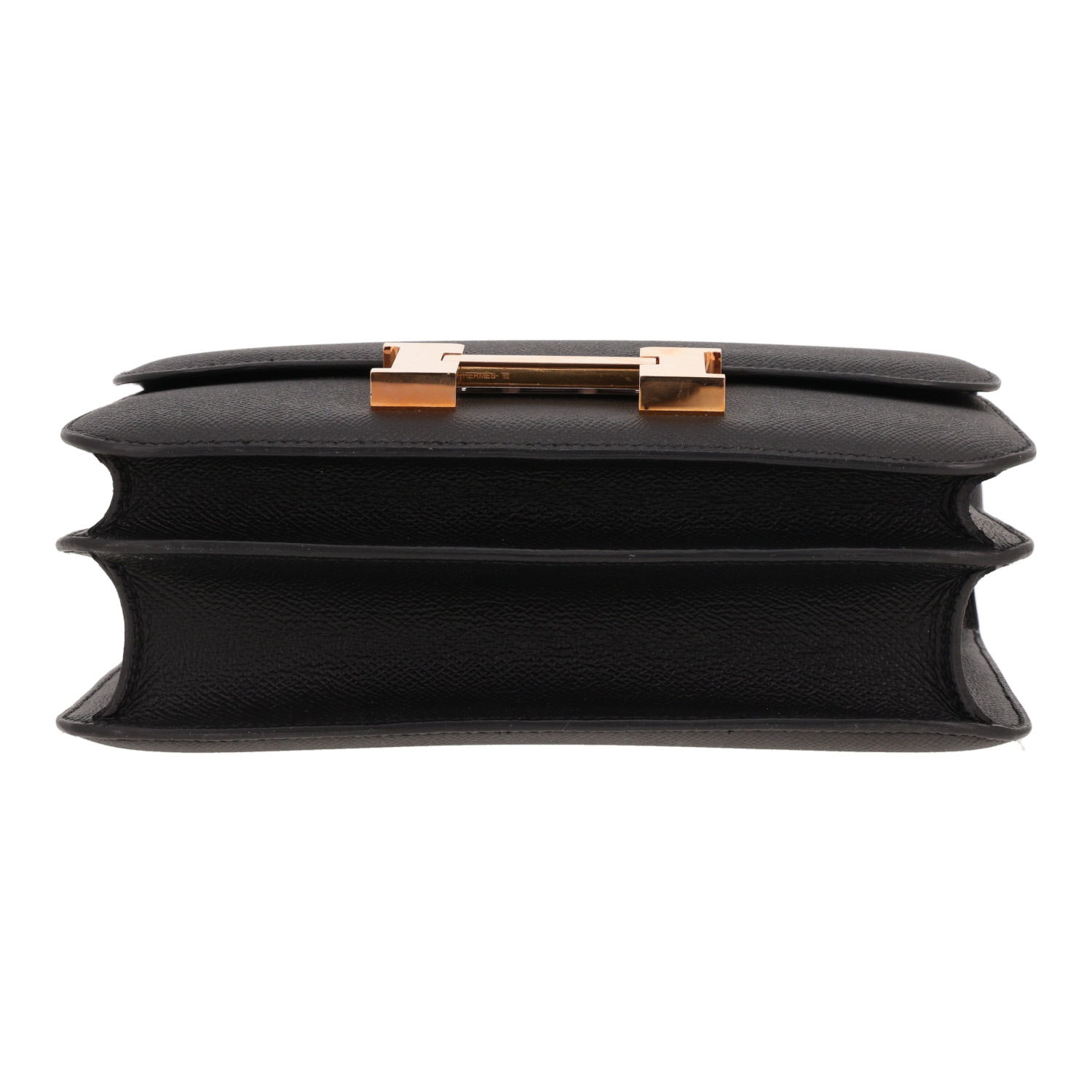 Borsa Hermès  Constance in pelle Epsom nera - Detail D1
