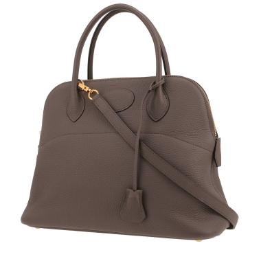 Sac à main Hermès  Bolide 31 cm en cuir togo gris étain