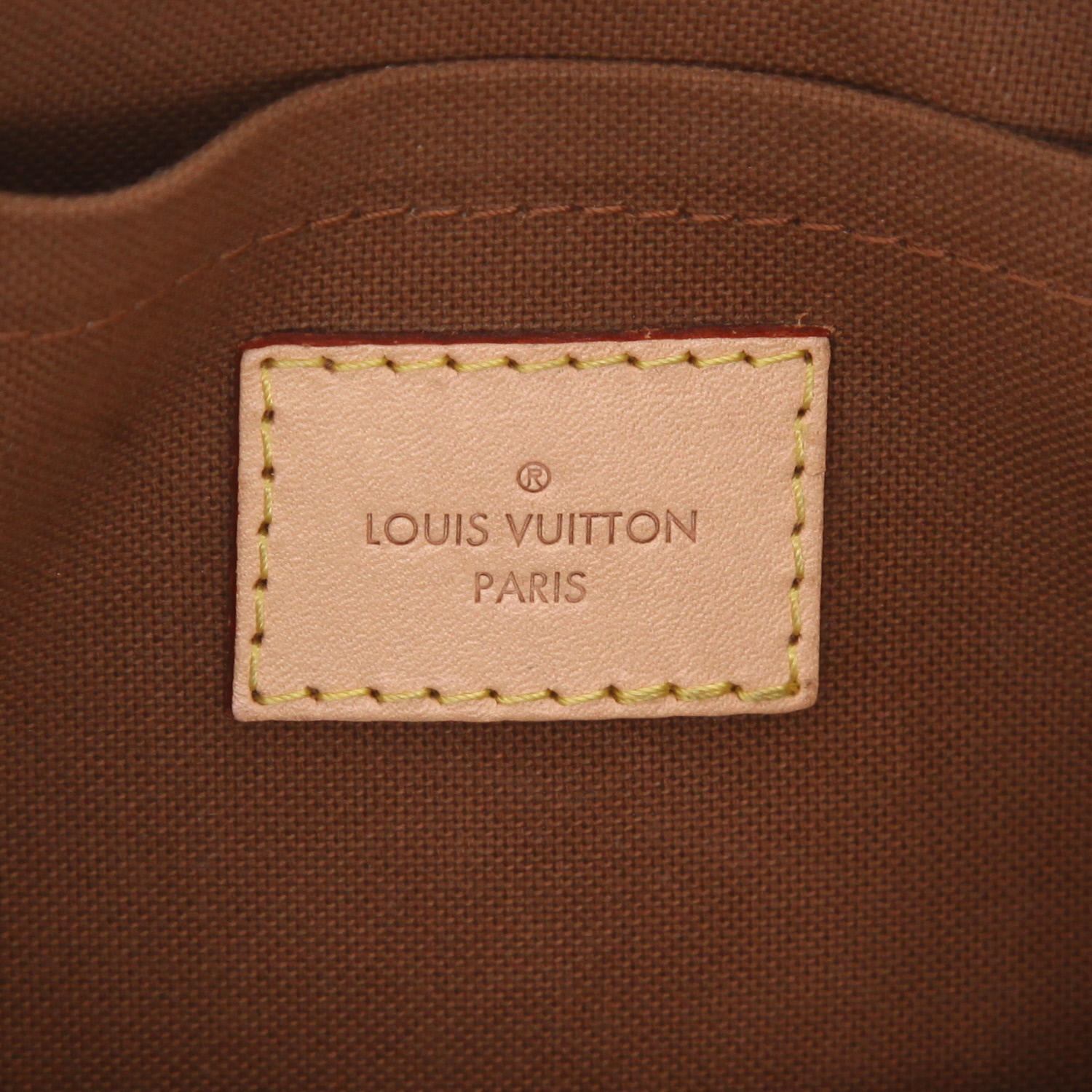 Louis Vuitton  Multi-Pochette Accessoires shoulder bag  in brown monogram canvas  and natural leather - Detail D2