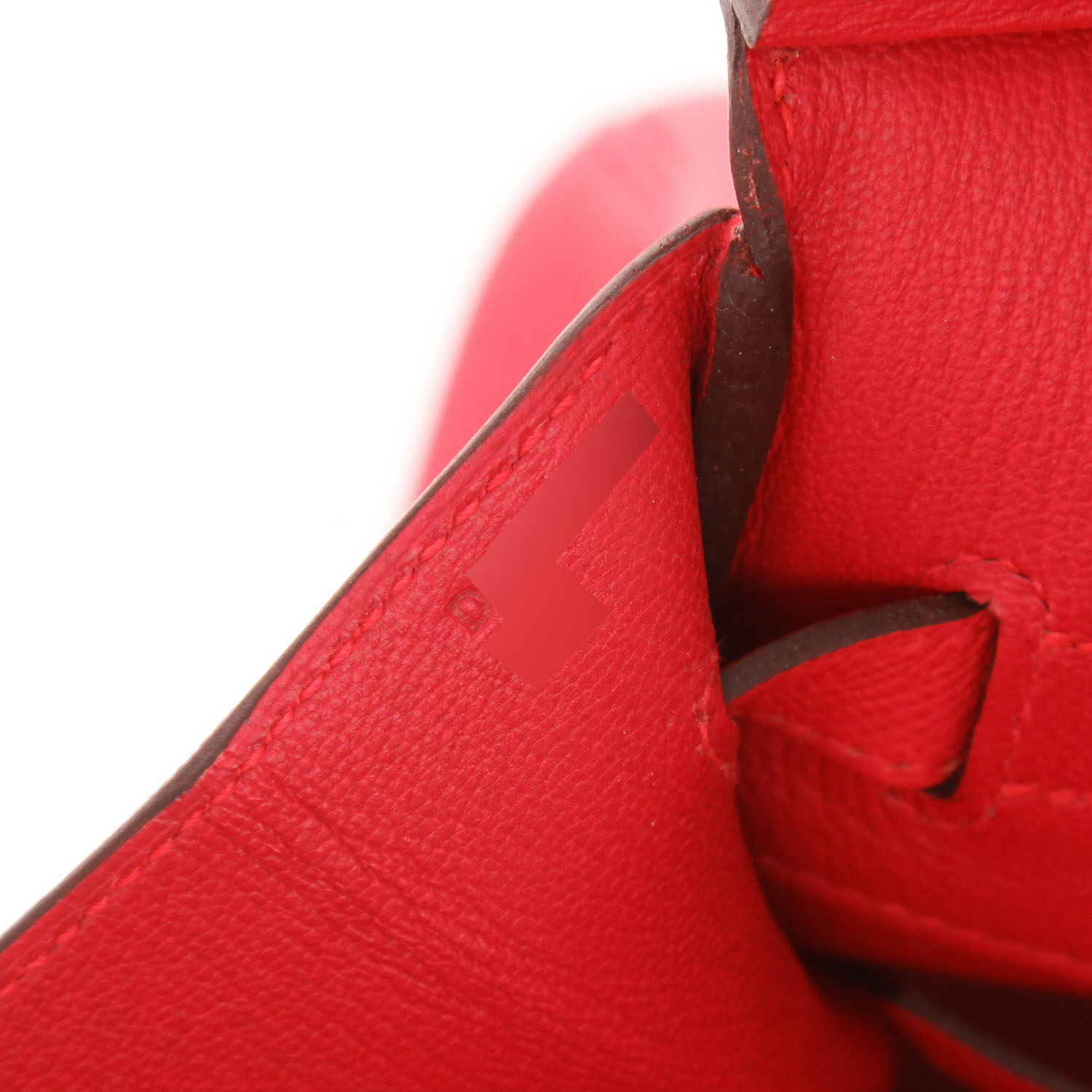 Borsa Hermès  Birkin 35 cm in pelle Epsom Rose extrême - Detail D4