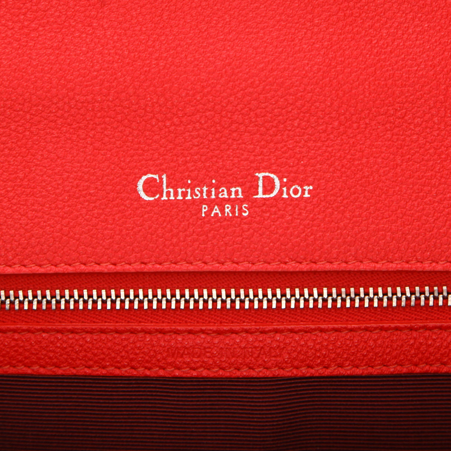 Dior  Diorama handbag  in red leather - Detail D2