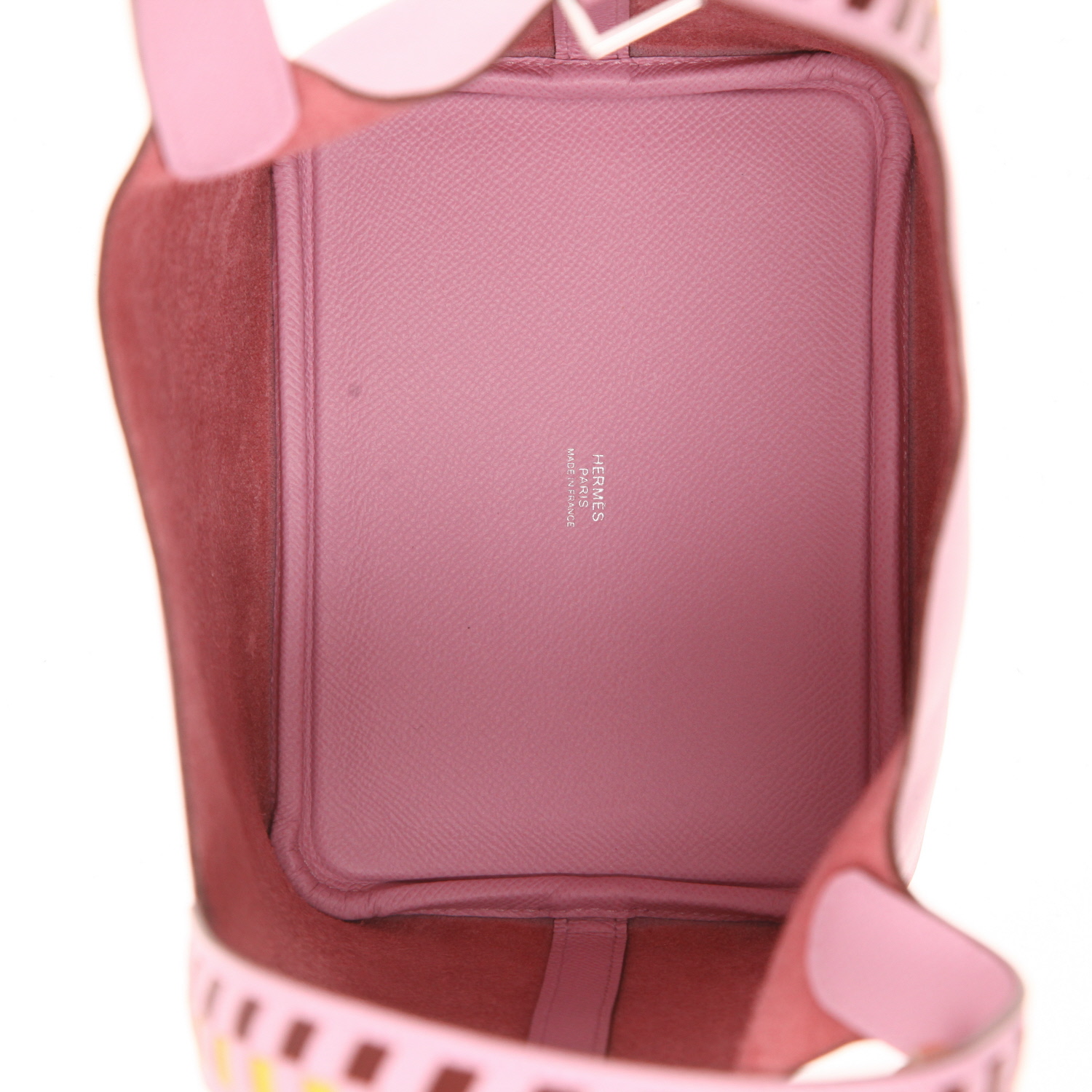 Bolso de mano Hermès  Picotin 18 cm en cuero epsom Mauve Sylvestre - Detail D3