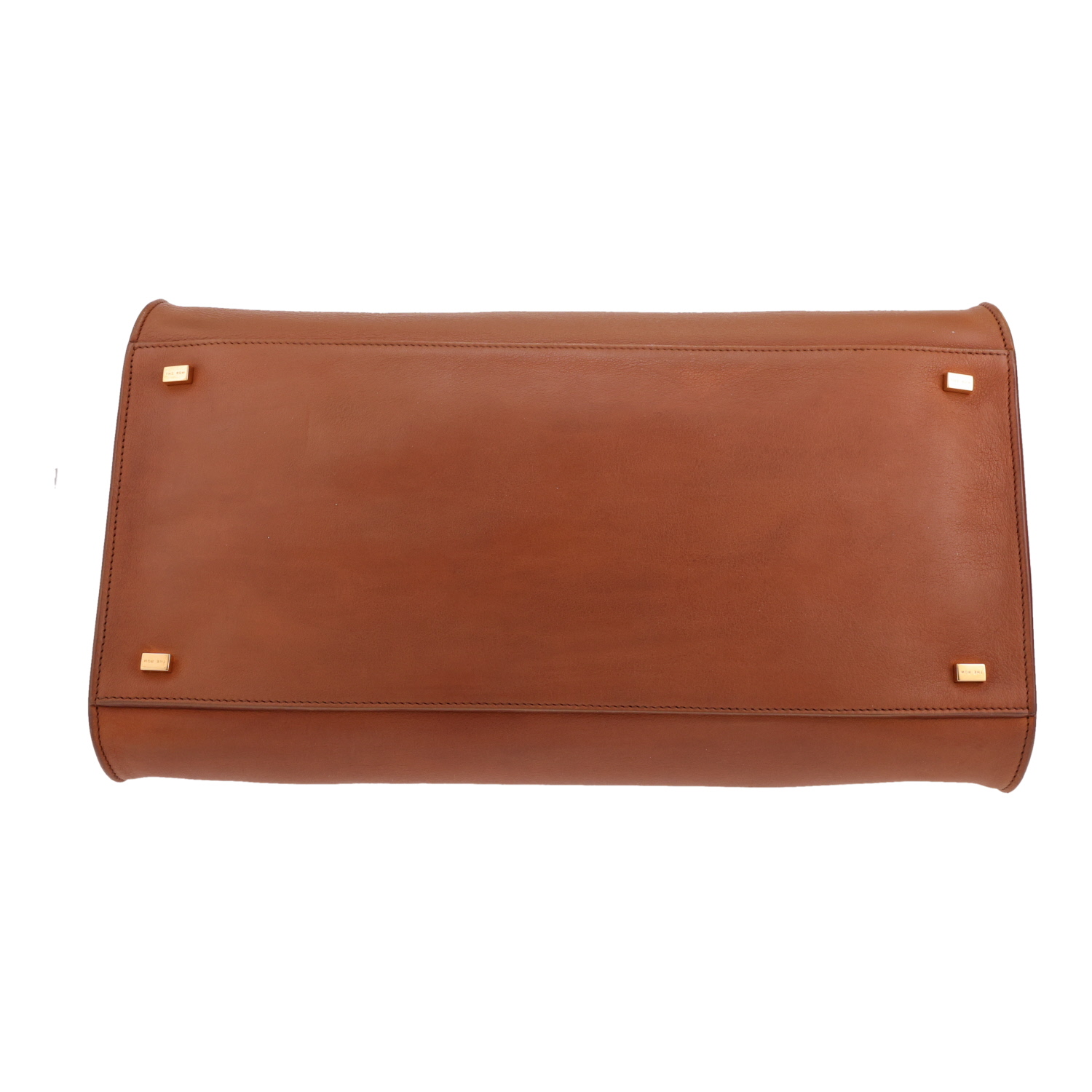 Borsa The Row Soft Margaux 15 in pelle liscia marrone - Detail D1