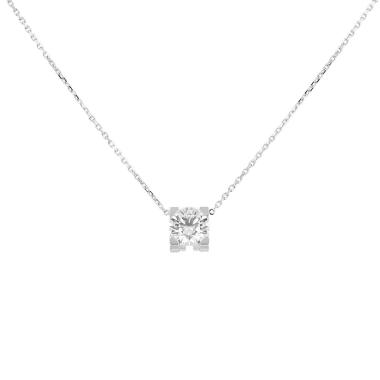 Cartier C de Cartier pendant in white gold and diamonds