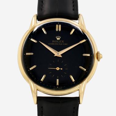 Rolex Chronometer watch in yellow gold, Ref: Rolex - 4816  Circa 1950