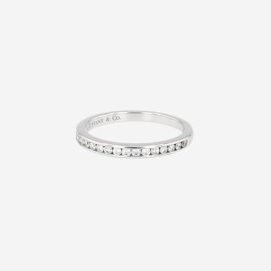 Tiffany & Co Setting wedding ring in platinum and diamonds