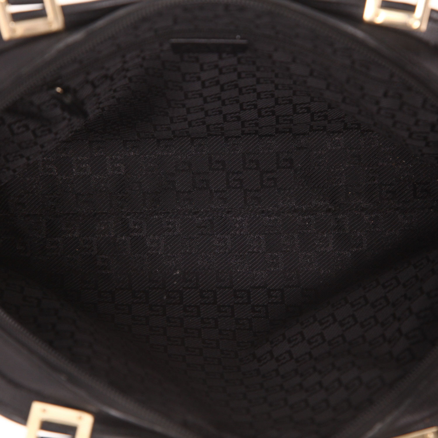 Bolso de mano Gucci  Jackie vintage en cuero negro - Detail D3