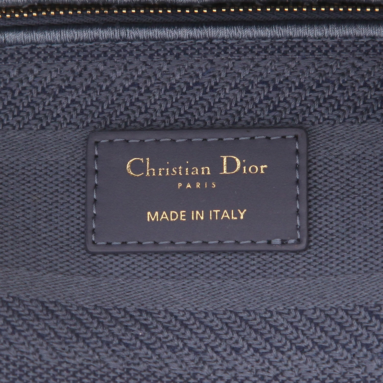 Borsa Dior  Lady D- Lite in tela cannage blu - Detail D2