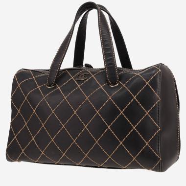 Borsa Chanel  Boston in pelle nera
