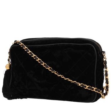 Bolso bandolera Chanel  Vintage en terciopelo negro