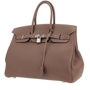Sac à main Hermès  Birkin 35 cm en cuir togo étoupe