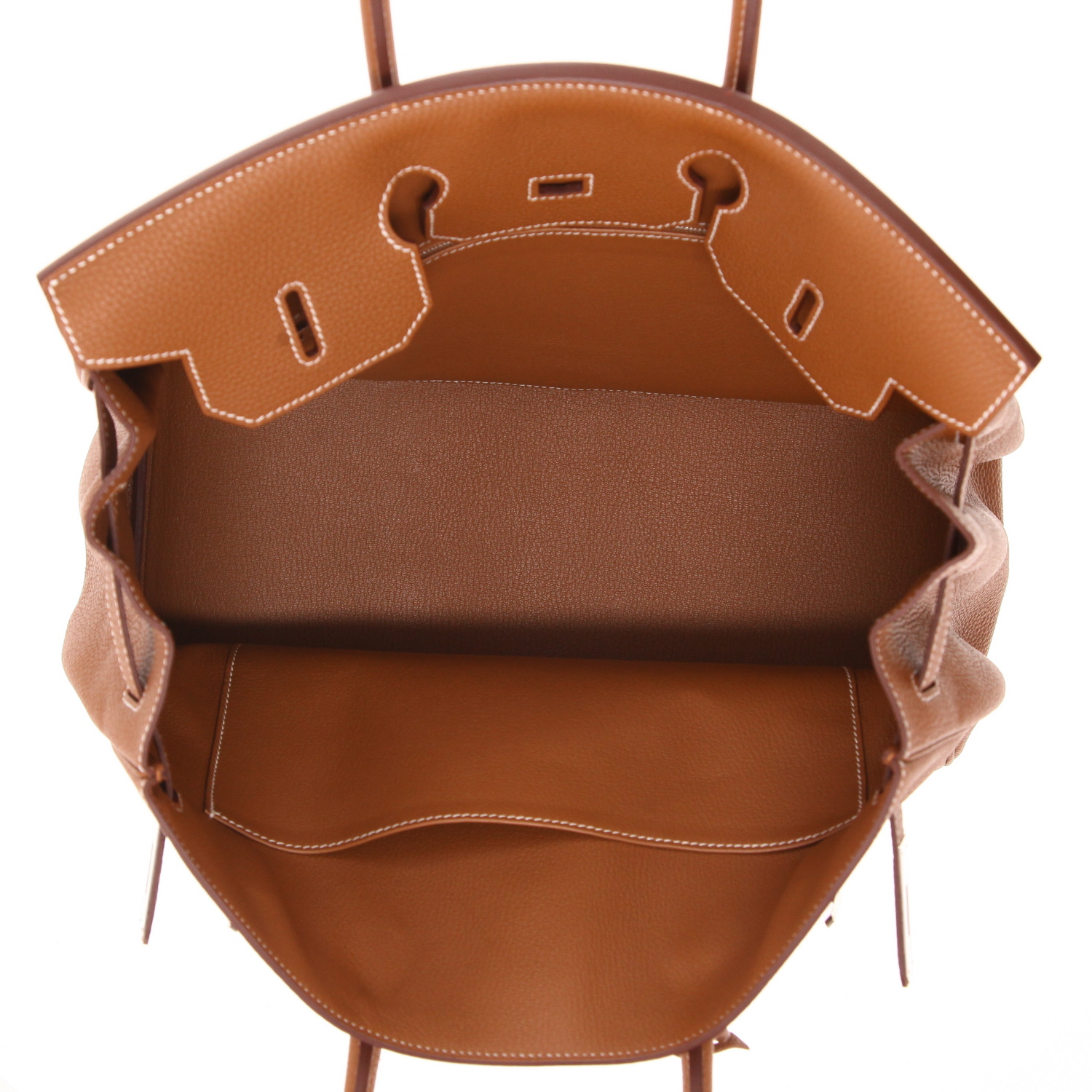 Borsa Hermès Birkin da 35 cm in pelle Togo dorata - Detail D3