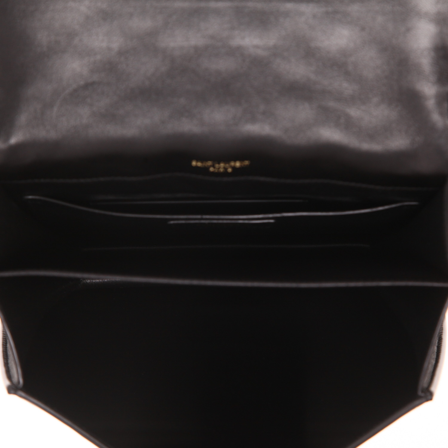 Saint Laurent  Solférino shoulder bag  in black quilted leather - Detail D3