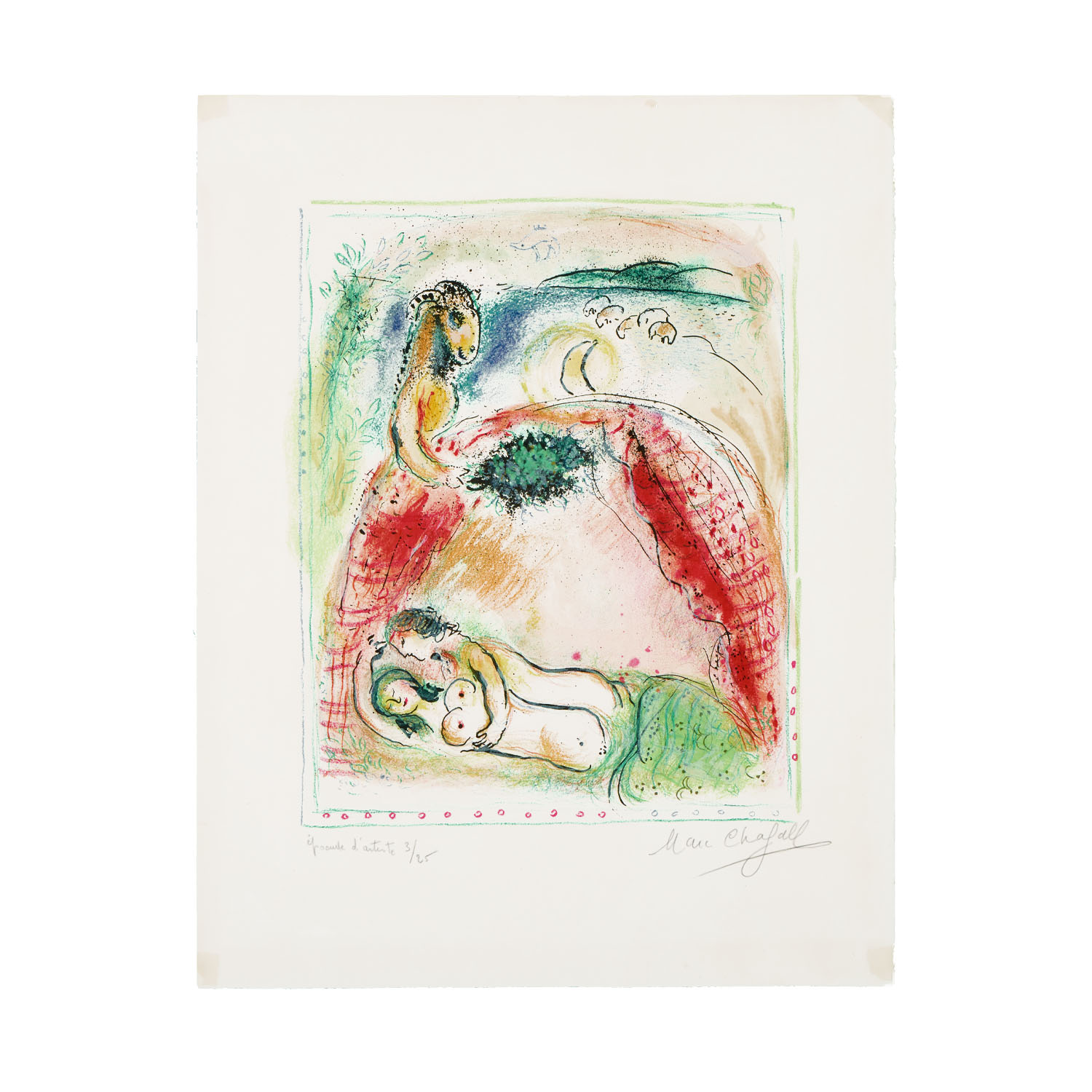 Bienheureux époux, from Sur la terre des Dieux - 1967 - Detail D1