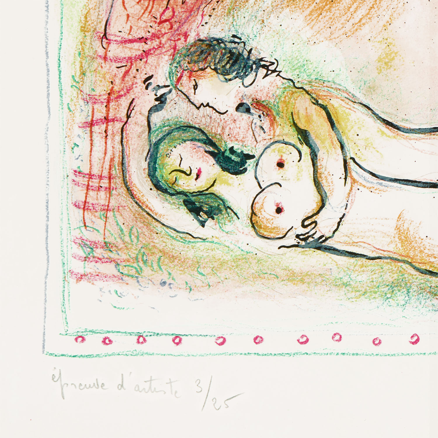 Bienheureux époux, from Sur la terre des Dieux - 1967 - Detail D4