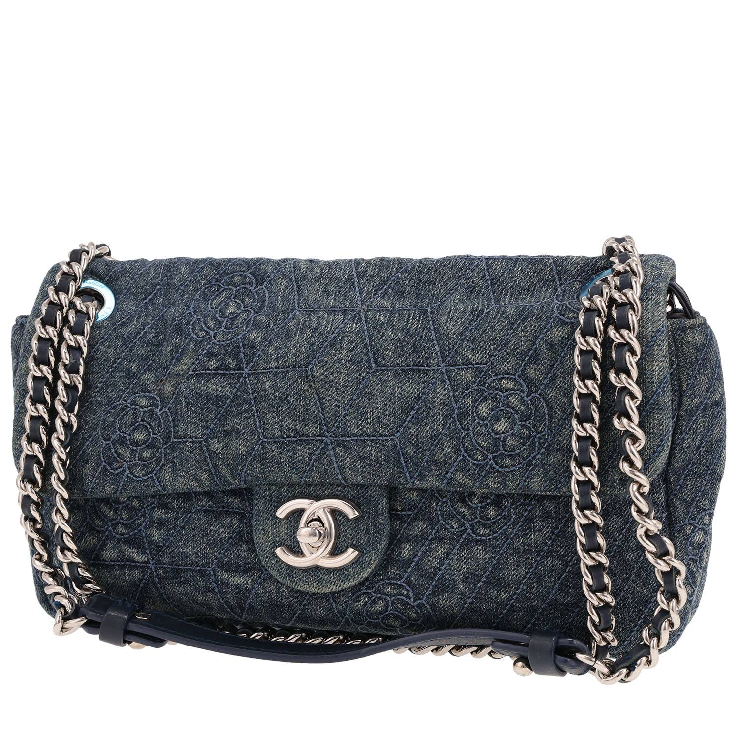 Sac Chanel Timeless Denim Bleu 2012 – Occasion Sac Chanel Timeless Denim Bleu 2012 – Occasion