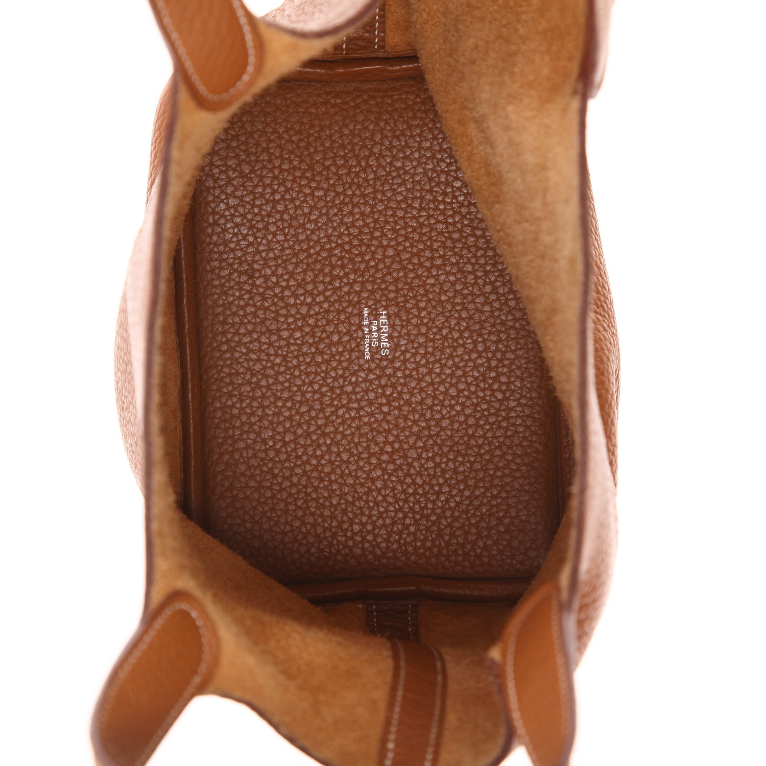 Borsa Hermès Picotin da 18 cm in pelle Togo Gold - Detail D3
