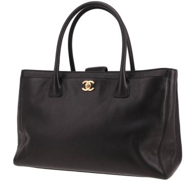 Bolso de mano Chanel  Neo Executive en cuero granulado negro