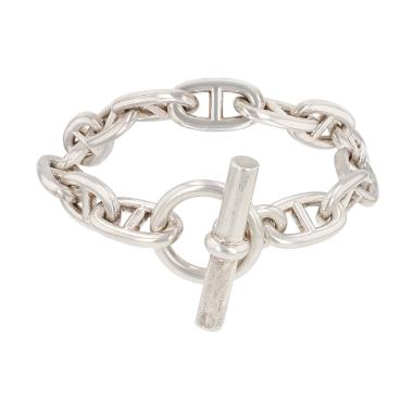 Hermès Chaîne d'Ancre large silver bracelet