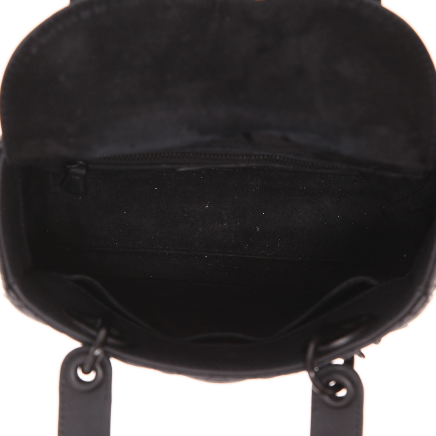 Dior My ABCDIOR handbag in black cannage leather - Detail D3