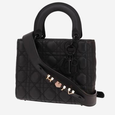 Sac à main Dior  My ABCDIOR en cuir cannage noir