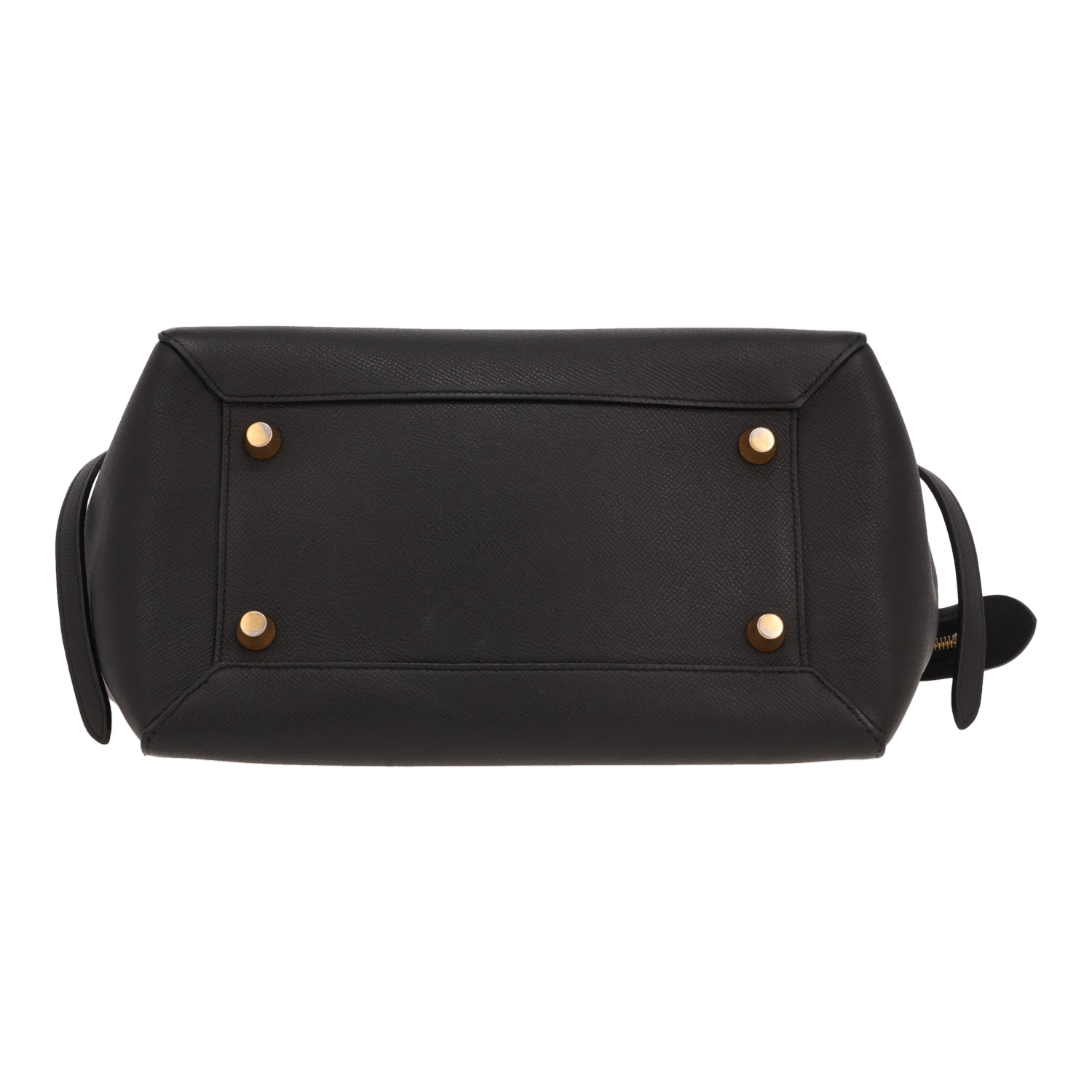 Celine  Belt handbag  in black grained leather - Detail D1