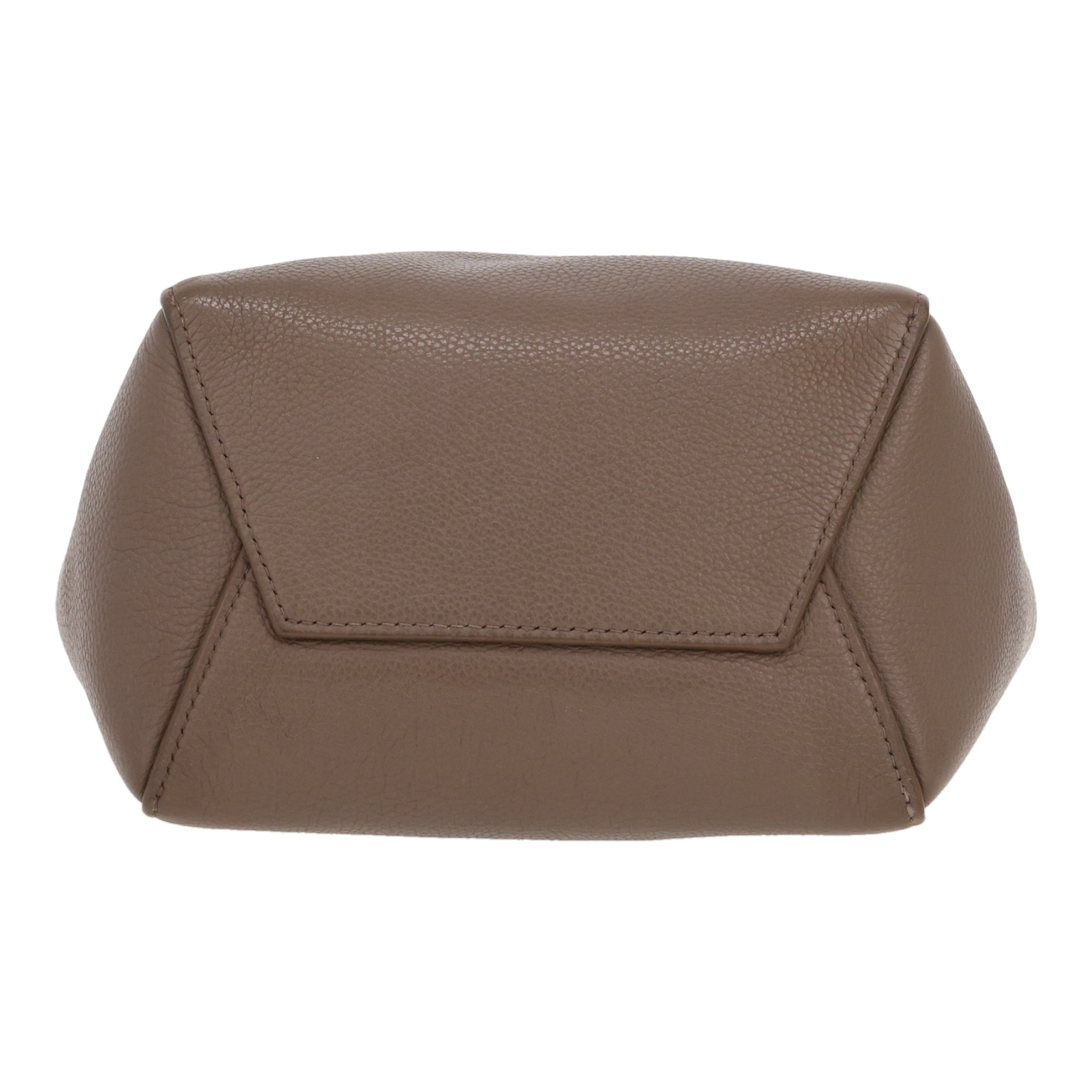 Celine  Sac Sangle handbag  in taupe grained leather - Detail D1
