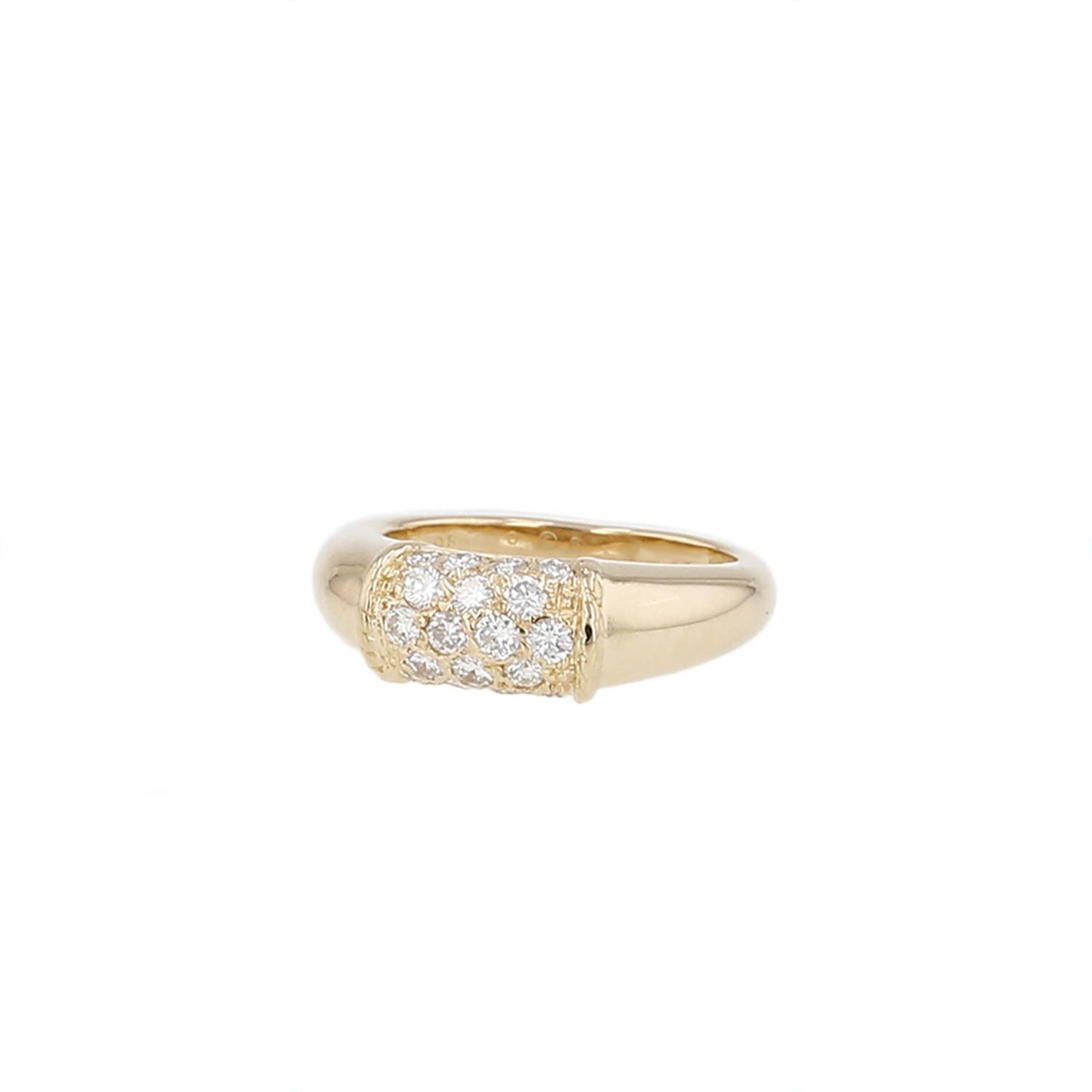 Bague Van Cleef & Arpels Philippine or jaune diamants occasion Bague Van Cleef & Arpels Philippine or jaune diamants occasion