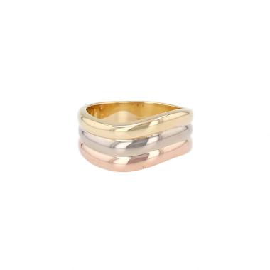 Bague Cartier Trois ors en 3 ors
