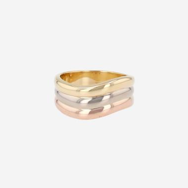 Bague Cartier Trois ors en 3 ors