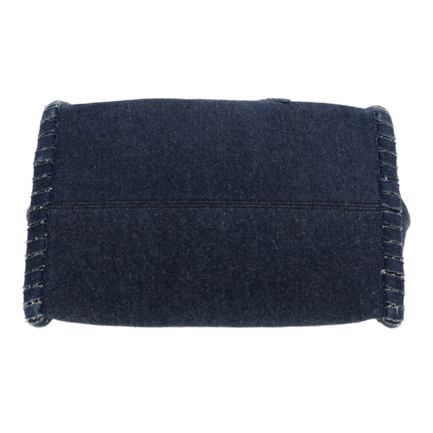 Sac à main Chloé  Mony en toile denim bleue - Detail D1