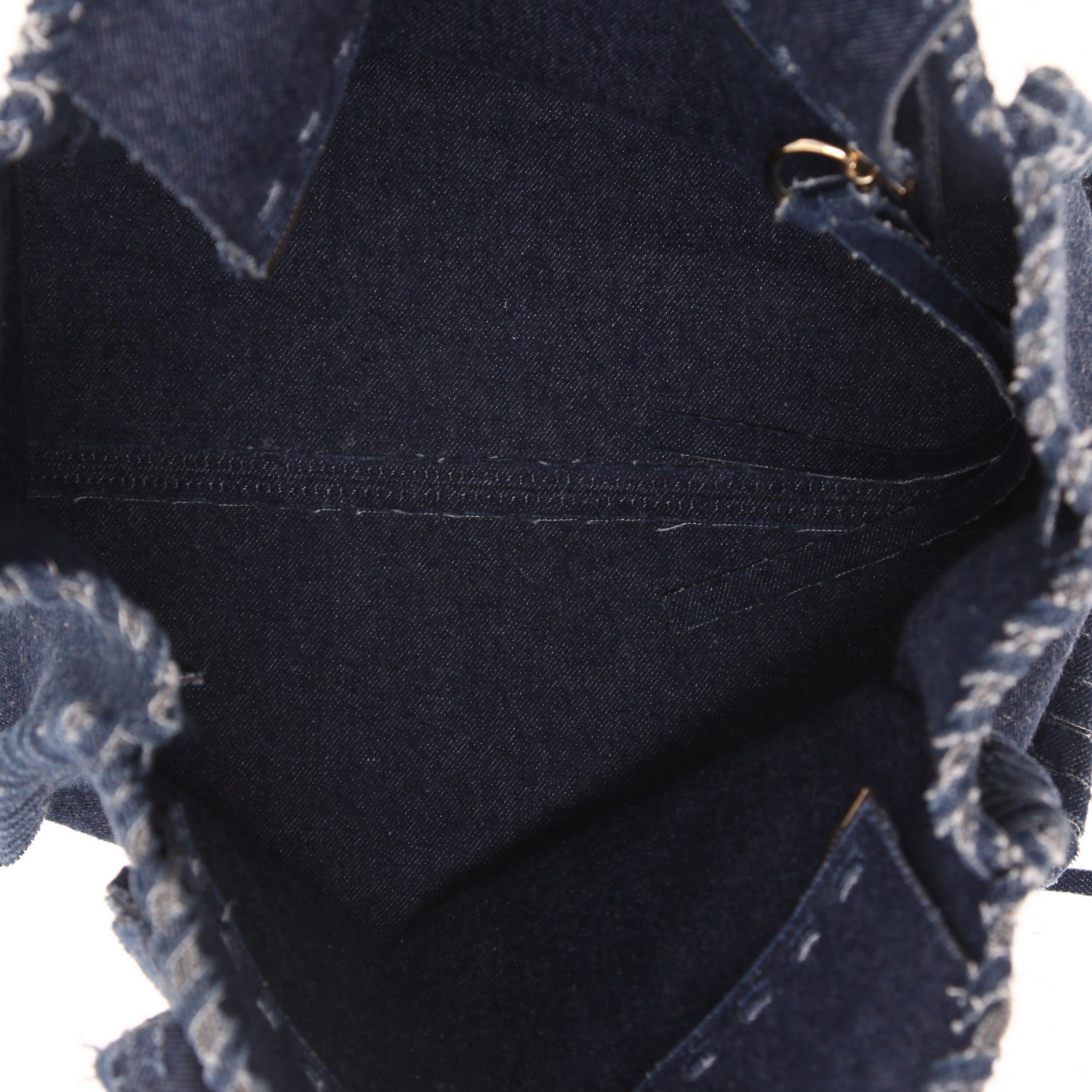 Sac à main Chloé  Mony en toile denim bleue - Detail D3