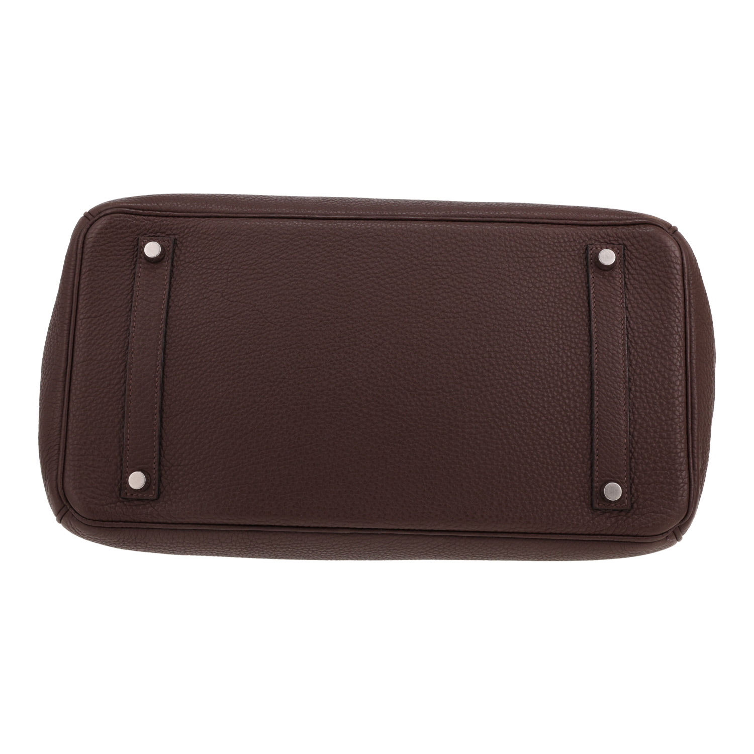 Hermès  Birkin 35 cm handbag  in brown togo leather - Detail D1