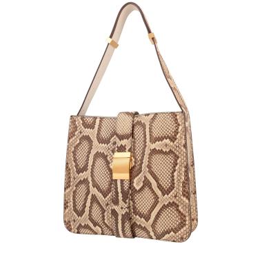 Sac à main Bottega Veneta  Marie Padded en python beige
