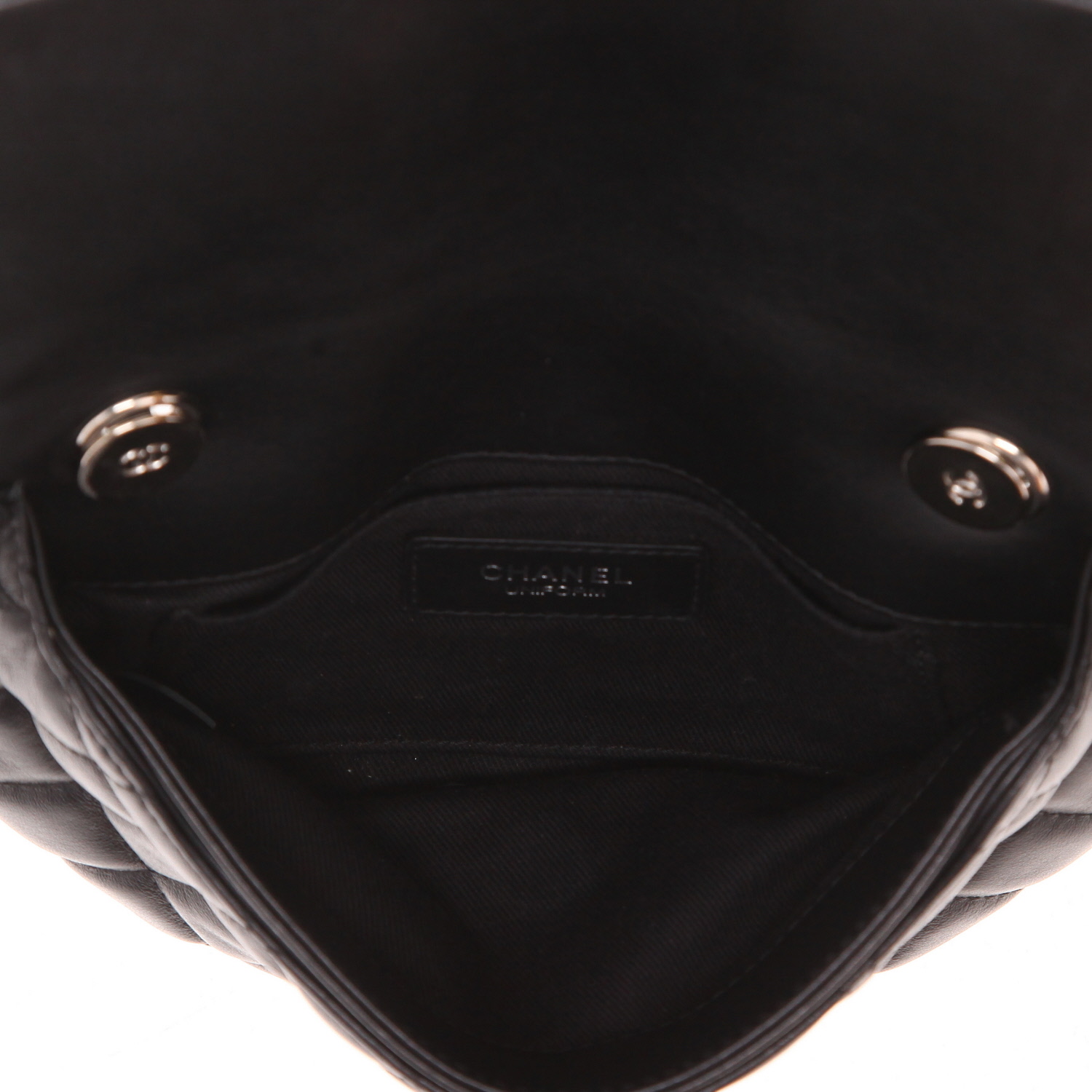 Pochette-ceinture Chanel  Pochette ceinture en cuir noir - Detail D3