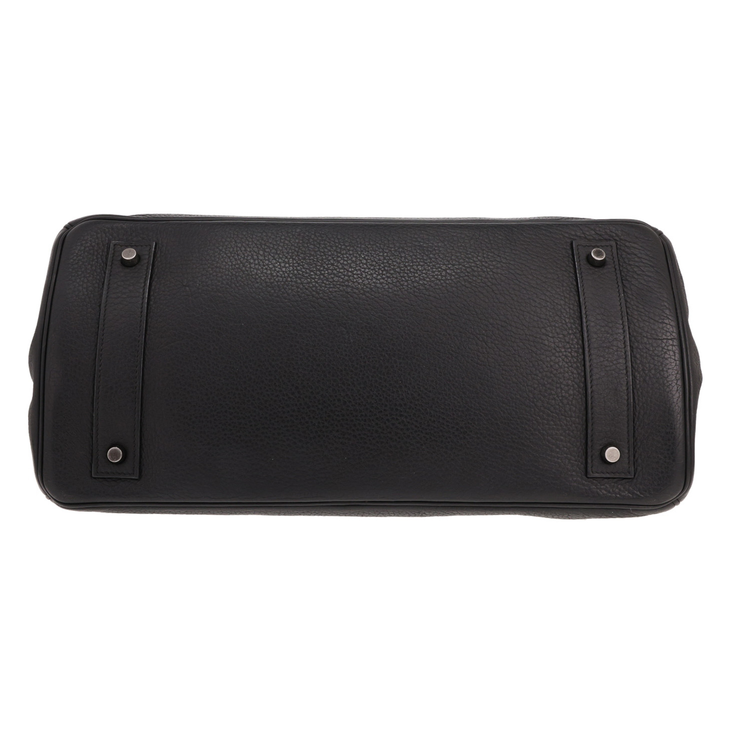 Hermès Birkin Shoulder handbag in Noir Togo leather - Detail D1