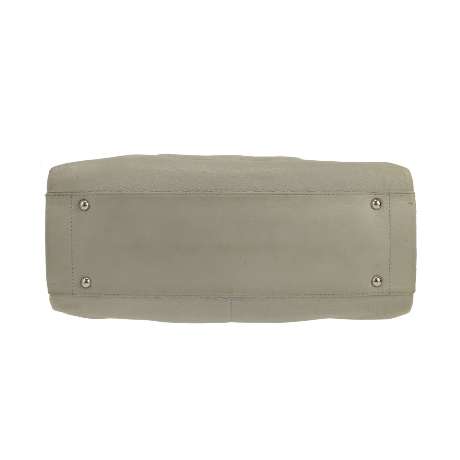 Borsa Chanel vintage in pelle grigia - Detail D1