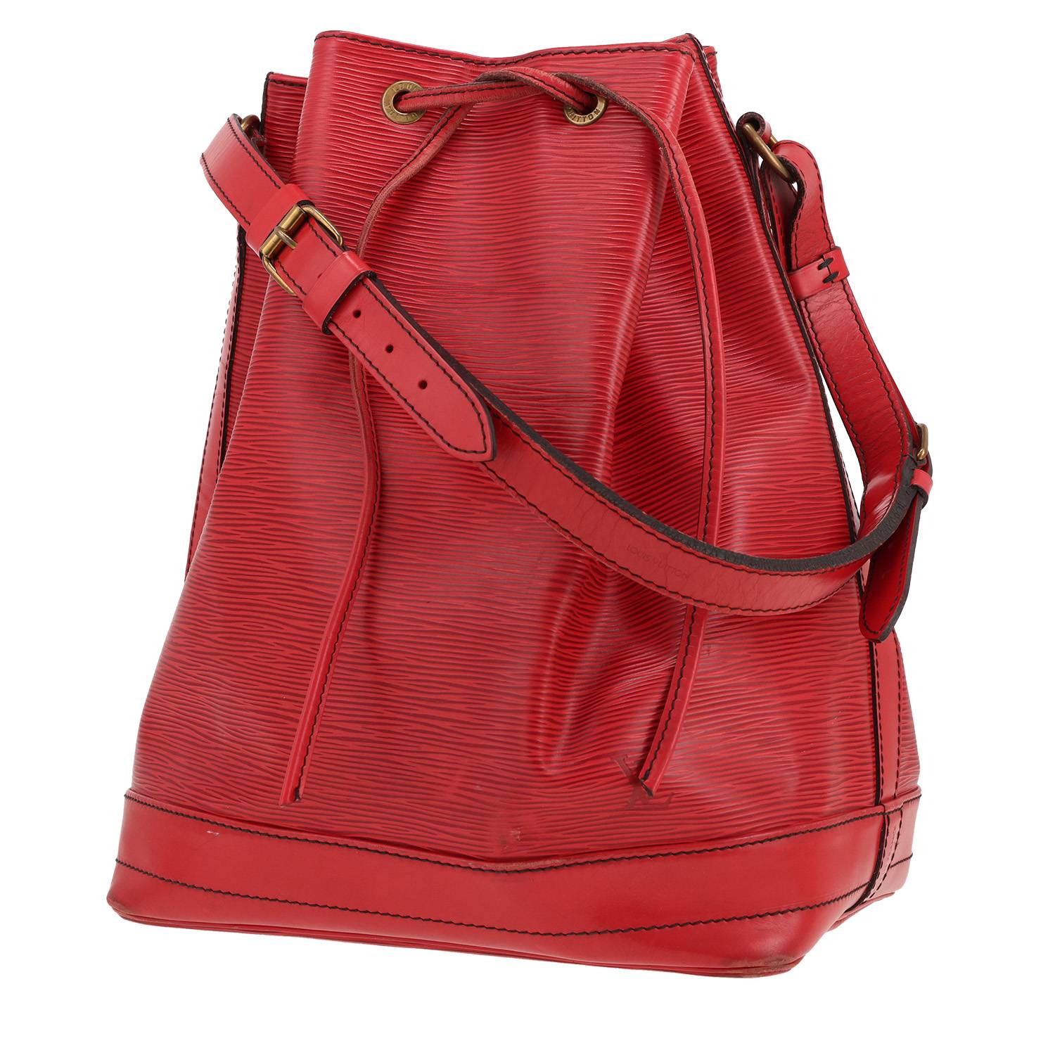 Sac Louis Vuitton Noé cuir épi rouge 2002 occasion