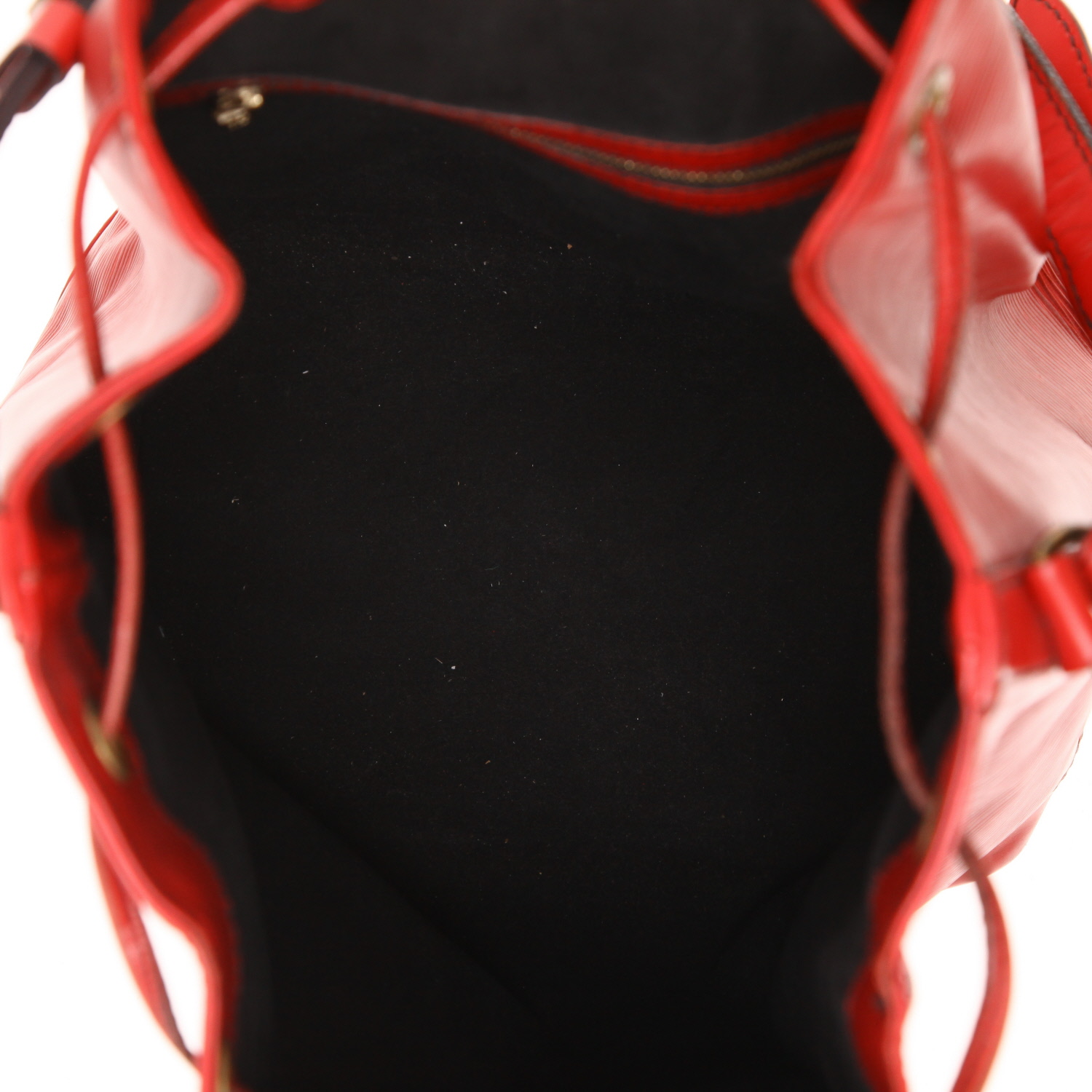 Sac à main Louis Vuitton  Noé en cuir épi rouge - Detail D3