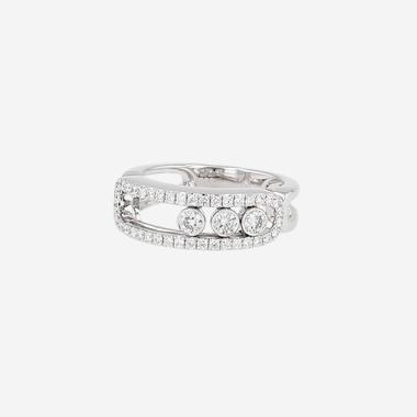 Messika Move ring in white gold and diamonds