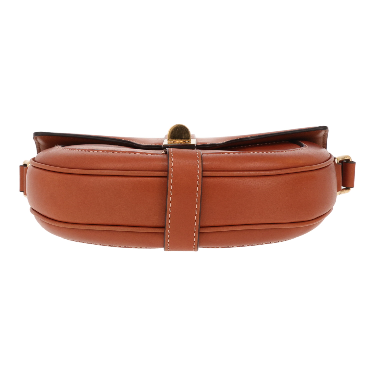 Sac bandoulière Celine  16 Besace en cuir marron - Detail D1