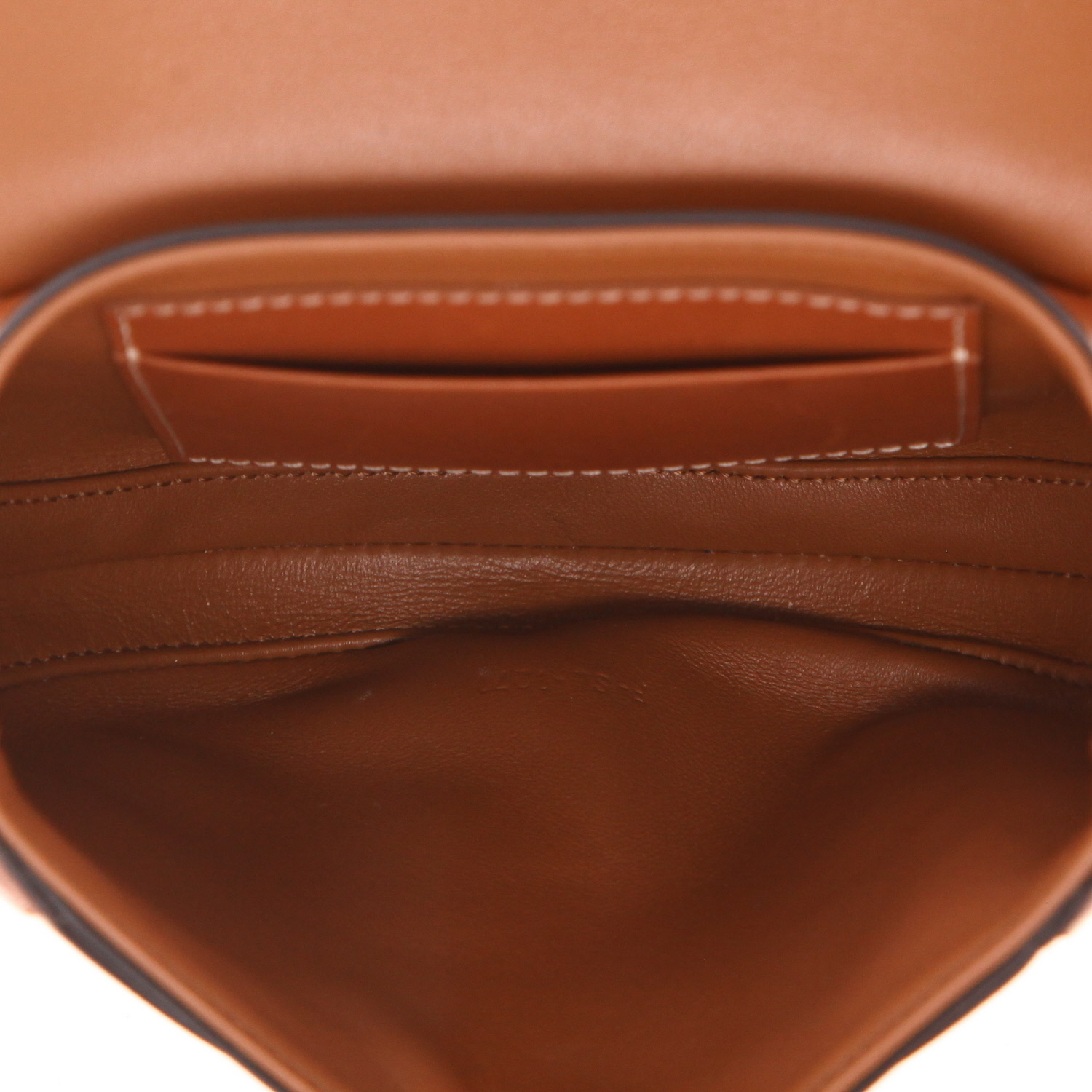 Bolso bandolera Celine 16 Besace de piel marrón - Detail D3