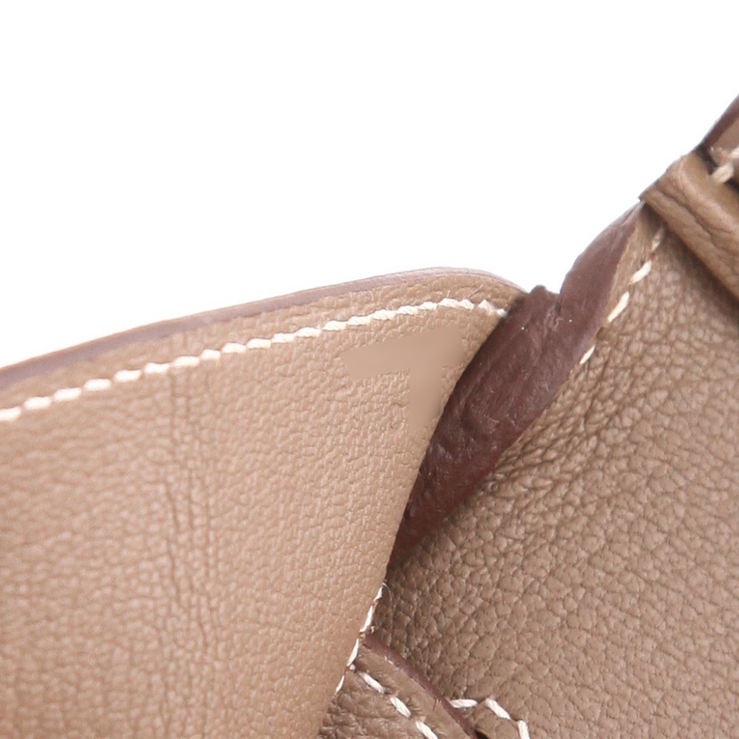 Sac à main Hermès  Birkin 35 cm en cuir togo étoupe - Detail D4